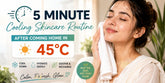 5 Minute Cooling Skincare Routine After Coming Home in 45°C Heat