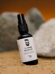 Beard Oil – 30 ml, Made with Organic Sandalwood Oil+Avocado Oil+Walnut Shell Extract+Vitamin E | Fill in Patches and Stimulate Healthier Growth | Removes Itch, Softens Stubble, Conditions Skin & Promotes Beard Growth | Non-Greasy, Fast-Absorbing Formula.