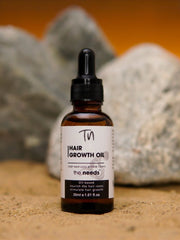 Advanced Hair Growth Oil – 30 ml With Premium Botanic Oils & Breakthrough Peptides | Follicle Stimulator Scalp Serum | Revive Roots for Visibly Thicker Fuller Hair | Reduces Hair Loss/Thinning | Treatment For Damaged Hair | No Synthetics & Parabens.