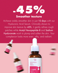 Hyaluronic Acid Serum – 30ml with 1% Hyaluronic Acid+Peptides & Glycerin including Butylene Glycol, Multi-Depth Hydration Serum for Plumper+Smoother & Glass Skin, Brightening, Anti-Aging, 24-Hour Weightless Hydration+Collagen Boost for Dull Skin.