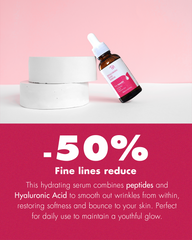 Hyaluronic Acid Serum – 30ml with 1% Hyaluronic Acid+Peptides & Glycerin including Butylene Glycol, Multi-Depth Hydration Serum for Plumper+Smoother & Glass Skin, Brightening, Anti-Aging, 24-Hour Weightless Hydration+Collagen Boost for Dull Skin.