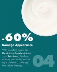 Keratin Hair Masque – Power Restore Multi Use Treatment | Deep Conditioning+Moisturizing Hair Mask | Intensive Bond Repair Protein Treatment for Hair Growth+Hydration+Split Ends Repair | Melts Away Damage | For Dry+Damaged+Frizz-Prone Hair | Color-Safe.