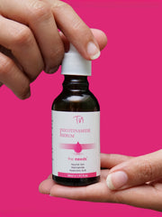 Nicotinamide Serum – 30ml with 5% Niacinamide+Glycerin | Anti-Aging+Pore Minimizer+Dark Spot Corrector with Sodium Hyaluronate | Ultra Hydrating Serum to Target Enlarged Pores | Soothing+Even Skin Tone | Facial Serum For Oily, Acne-Prone & Blemish Skin.