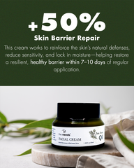 Tea Tree Soothe Cream – 30 ml, Centella Asiatica Extract | Hydro Soothing Moisture Cream+Intensely Calms Redness | Deep Hydration+Non-Greasy+Non-Comedogenic | Lightweight Daily Hydration Cream | Facial Moisturizer for Oily Skin, Dry & Combinational Skin.