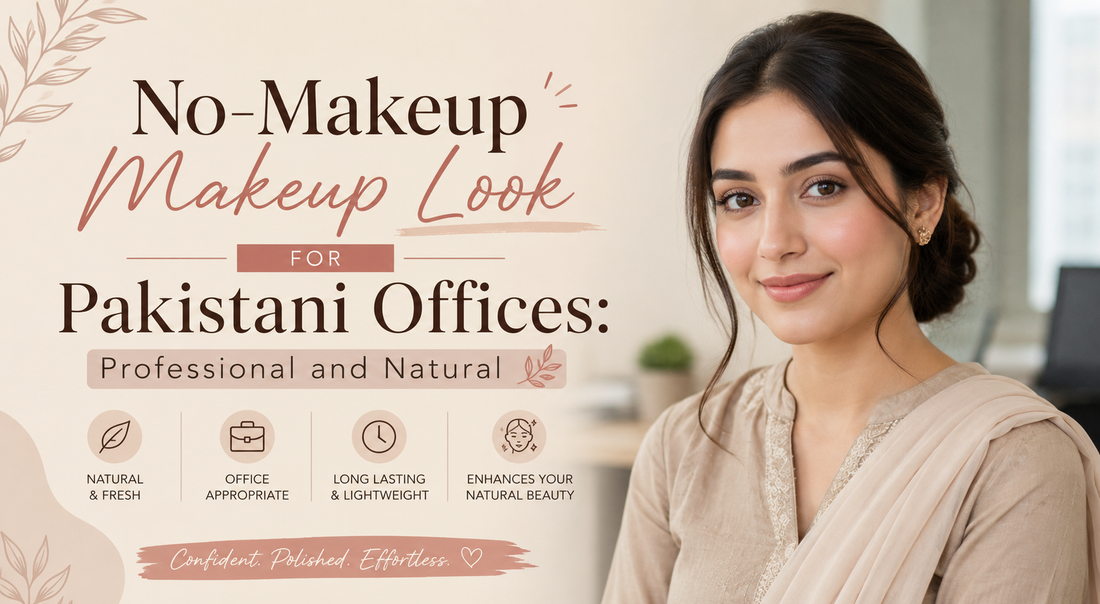 No-Makeup Makeup Look for Pakistani Offices: Professional and Natural