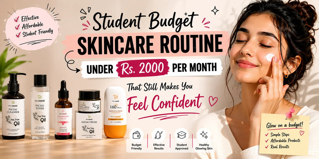 Student Budget Skincare Routine Under Rs. 2000 Per Month That Still Makes You Feel Confident