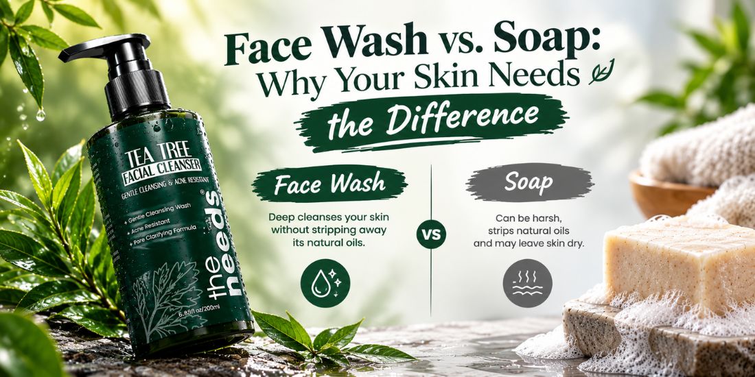 Face Wash vs. Soap: Why Your Skin Needs the Difference