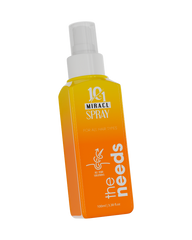 10 in 1 Miracle Hair Spray - 100 ml with Dimethicone+Dimethiconol | Stronger Strands+Moisturize+Detangles+Anti-frizz+Improves Shine | Deep Hydration & Repair Damaged Hair | Sun, UV and Heat Protection | Color Safe+Lightweight | Sulfate & Paraben Free.