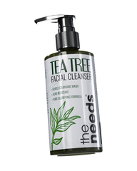 Tea Tree Cleanser – 200 ml, Tea Tree Leaf Oil Extract+Lauric Acid+Glycolic Acid | For Oily, Acne-prone & Blemished Skin | Fades Dark Spots, Sun Spots, Acne Scars, Soothes Red Skin, Hydrates while Cleansing | Sulfate & Paraben-Free | Non-Comedogenic.