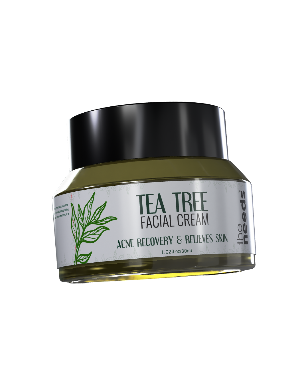 Tea Tree Soothe Cream – 30 ml, Centella Asiatica Extract | Hydro Soothing Moisture Cream+Intensely Calms Redness | Deep Hydration+Non-Greasy+Non-Comedogenic | Lightweight Daily Hydration Cream | Facial Moisturizer for Oily Skin, Dry & Combinational Skin.