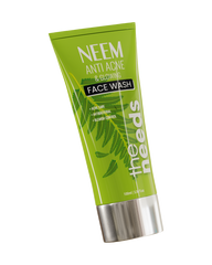 Neem Anti-Acne Face Wash – 100ml | Neem Extract + Panthenol + Vitamin C | Daily Facial Cleanser For Oily, Acne-Prone & Blemish-Prone Skin | Removes Excess Oil + Impurities | Helps Control Breakouts + Refreshes Skin