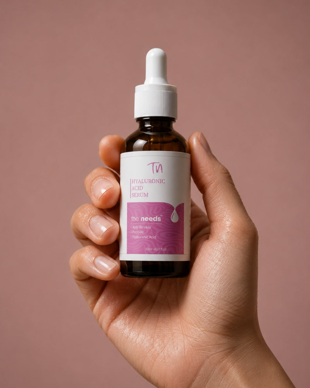 Hyaluronic Acid Serum – 30ml with 1% Hyaluronic Acid+Peptides & Glycerin including Butylene Glycol, Multi-Depth Hydration Serum for Plumper+Smoother & Glass Skin, Brightening, Anti-Aging, 24-Hour Weightless Hydration+Collagen Boost for Dull Skin.