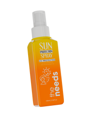 Sun Protection Hair Spray – 100 ml with Grape Seed Oil+Vitamin E+Natural Organic Oils | Weightless & Non-Greasy Invisible Mist | UV Protection Spray For Hair & Scalp | Prevents Color Fade & Dryness | For Outdoor Activities | Travel-Size UV Protection.
