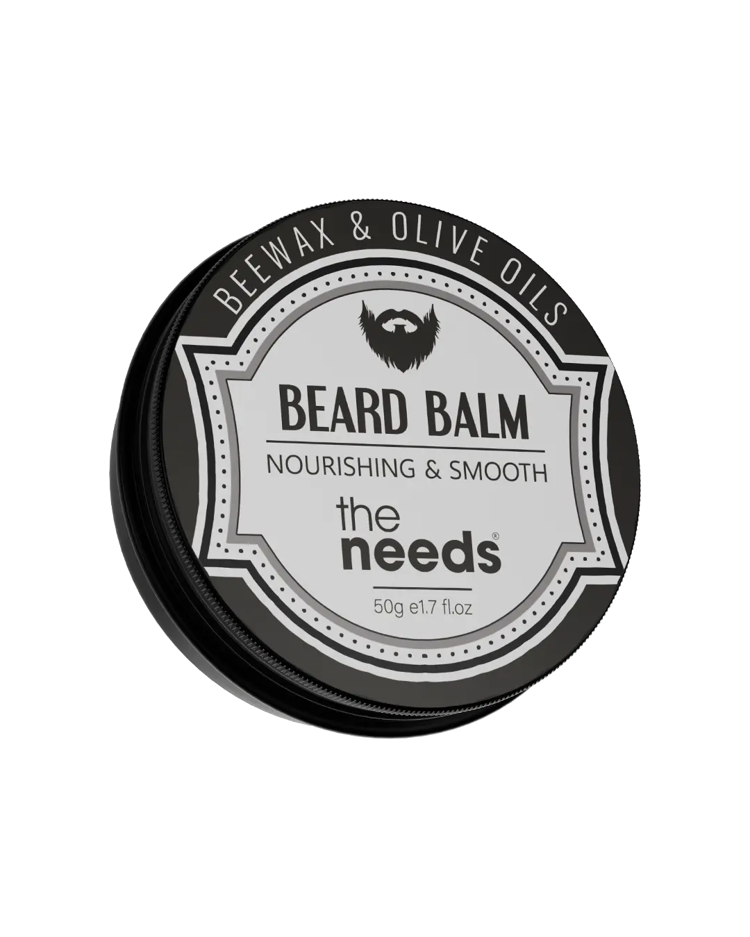 The Needs Beard Balm with Beeswax and Olive Oils, 50g